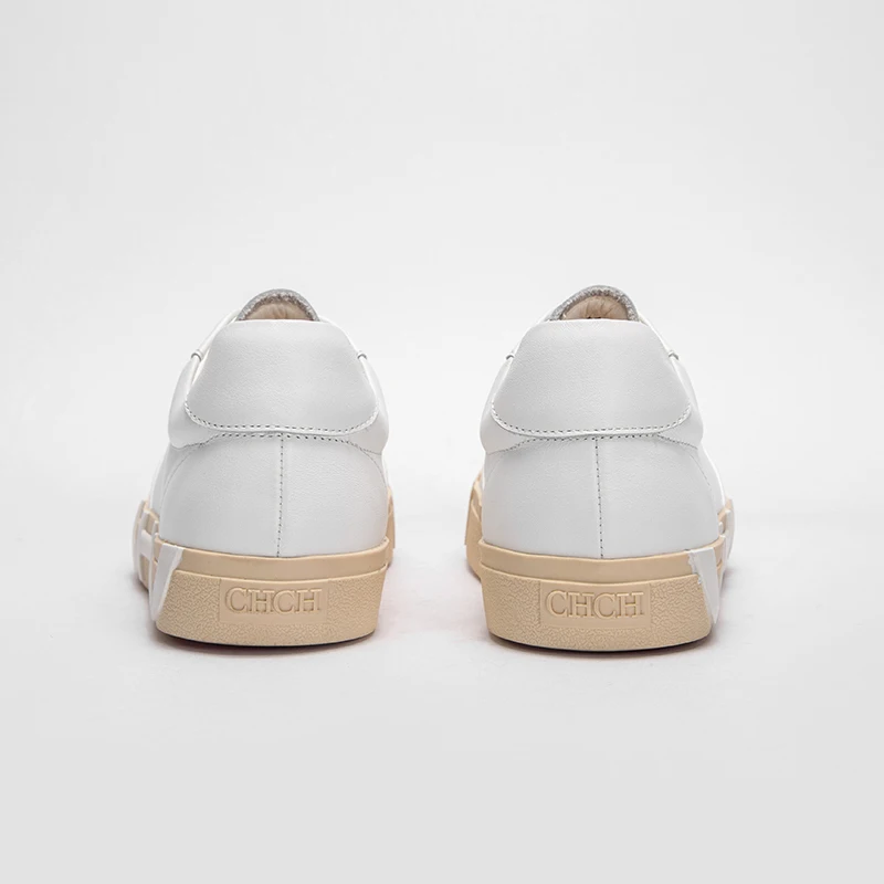 Men's Sneakers Casual Pu Leather Breathable Walking Flat Shoes for Men 2025New Male Tennis Sneaker Soft White Shoes - Image 3